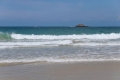 La plage de Sable d'Or les Pins et l’îlot saint-Michel