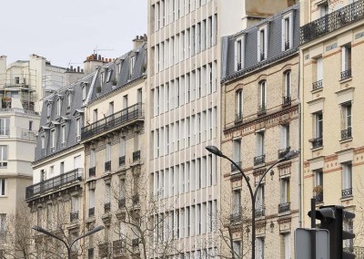 L'immeuble de l'appartement de Claude François vu de côté
