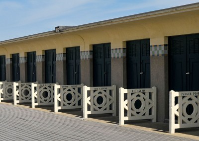 Les cabines et planches de Deauville