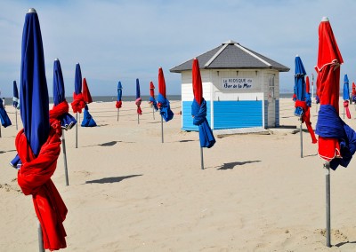 Planches et parasols de Deauville