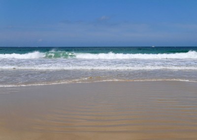 Marée montante à Sables d'Or les Pins