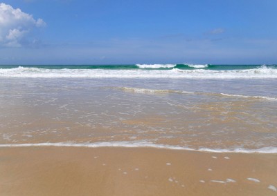 Plage - Sables d'Or les Pins par grand vent