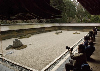 Le jardin zen du temple Ryoanji à Kyoto