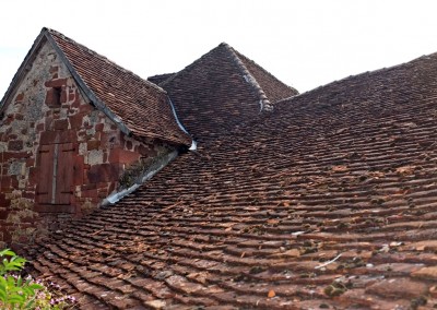 Toiture rouge - Collonges la rouge