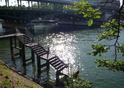 ponton du bout de l ile aux cygnes