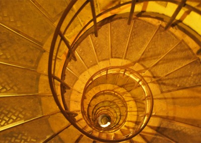 Escalier dessus Arc de Triomphe