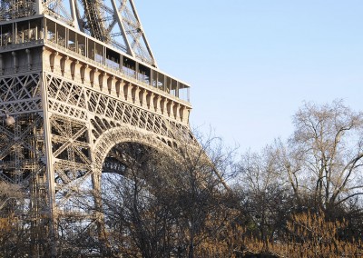 La tour Eiffel le matin