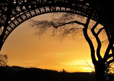 La tour Eiffel orange