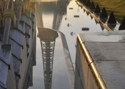 Reflet de la tour Eiffel