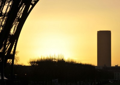 La tour Eiffel et Montparnasse