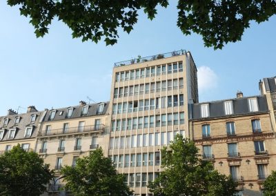 L'immeuble de l'appartement de Claude François