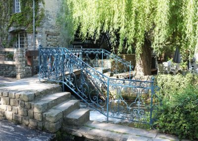 L'escalier du moulin de Claude François