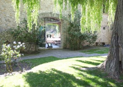 Porte vitrée chez Claude François