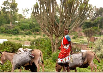 Sur la route au Kenya