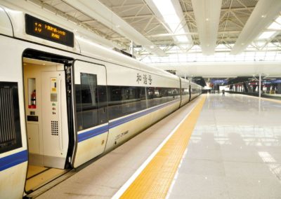 Porte de train CRH - Gare de Shanghai Hongqiao