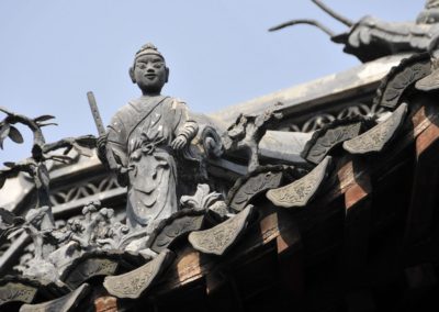 Statue au jardin Yuyuan