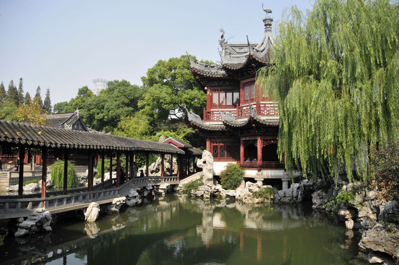  Le jardin Yuyuan dans la vieille ville de Shanghai