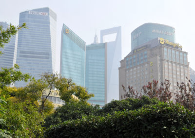 La nature dans la ville à Shanghai