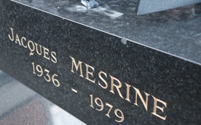 La tombe de Jacques Mesrine (1936-1979) au cimetière de Clichy