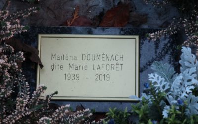 Marie Laforêt (1939-2019) au Père Lachaise