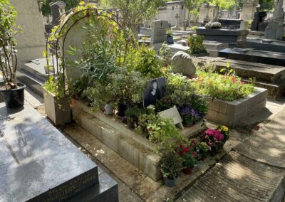 Cimetière du Montparnasse 11e division, la tombe de Jane Birkin