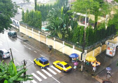 Les taxis jaunes à Douala