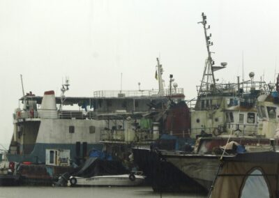 Vieux bateaux de pêche