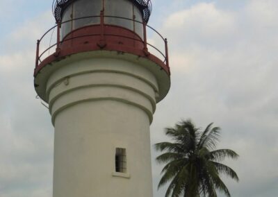 Lanterne rouge du haut du phare