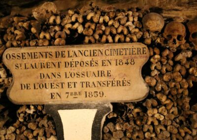 Catacombes de Paris ancien cimetière