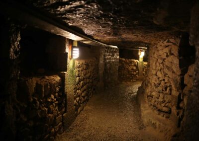 Catacombes de Paris couloir