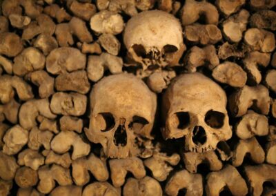 Catacombes de Paris crânes